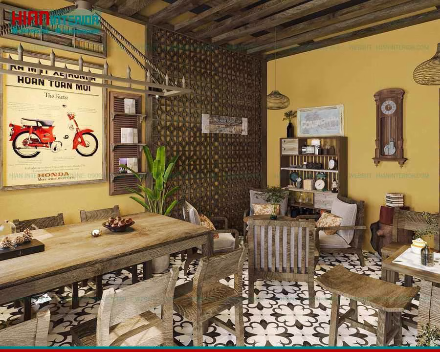 Quán Cafe Vintage Hot Trend 2025