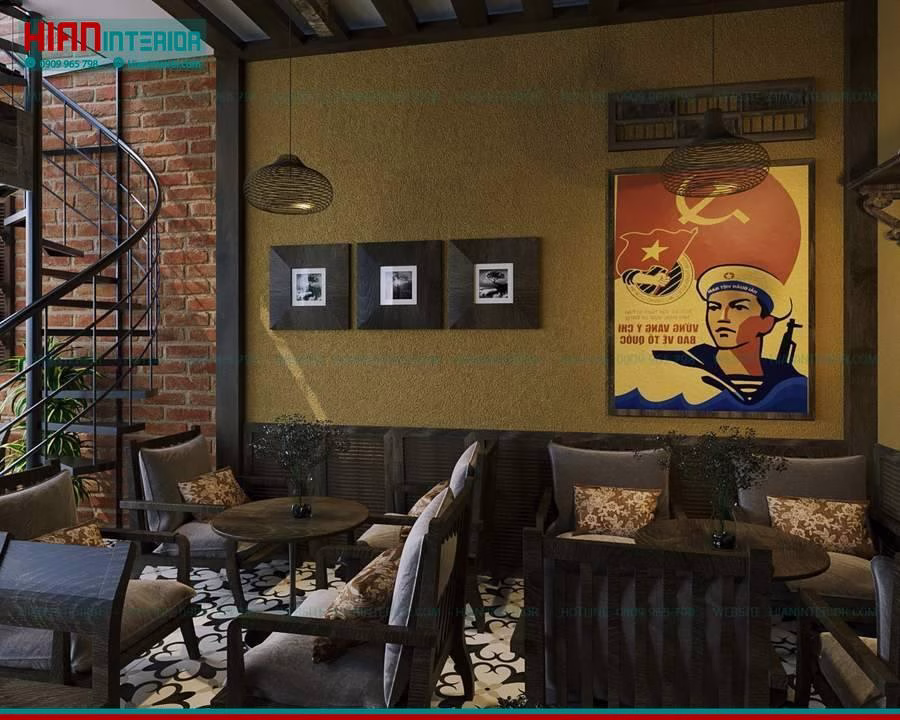 Quán Cafe Vintage Hot Trend 2025