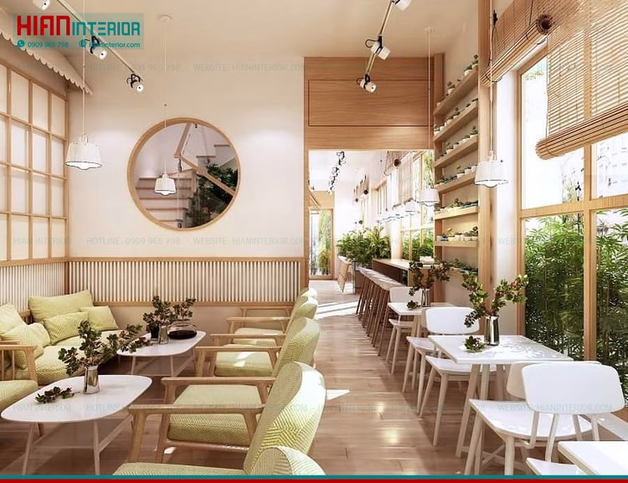 Mẫu Quán Trà Sữa Đẹp