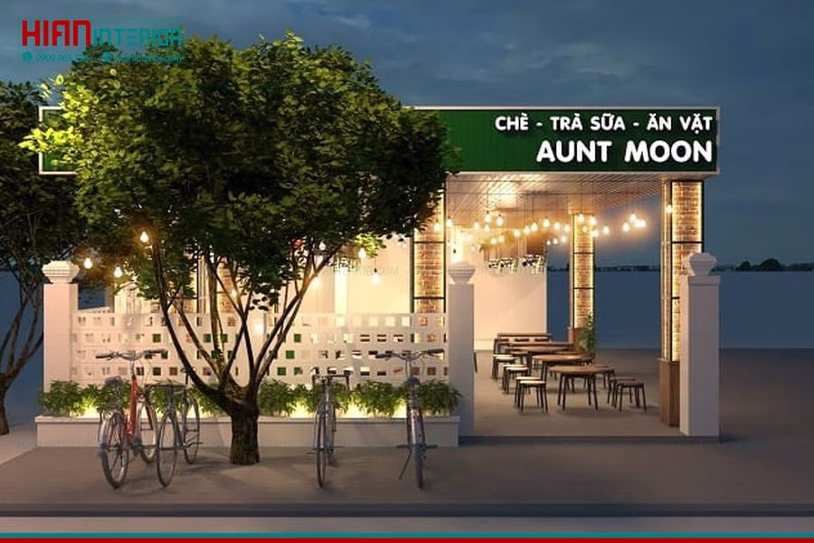 Giá Thiết Kế Quán Trà Sữa