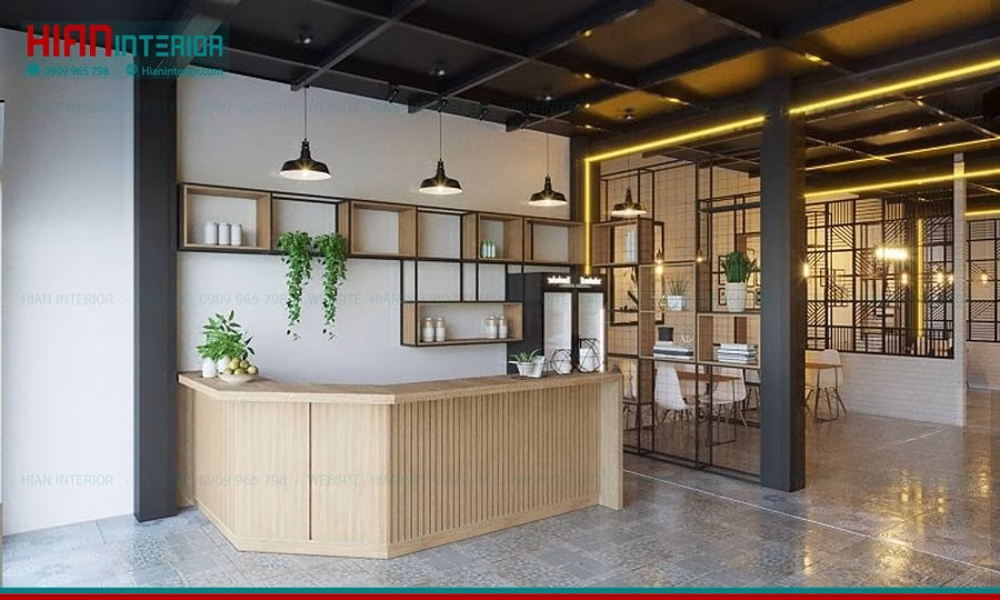 Thiết Kế Thi Công Quán Trà Sữa