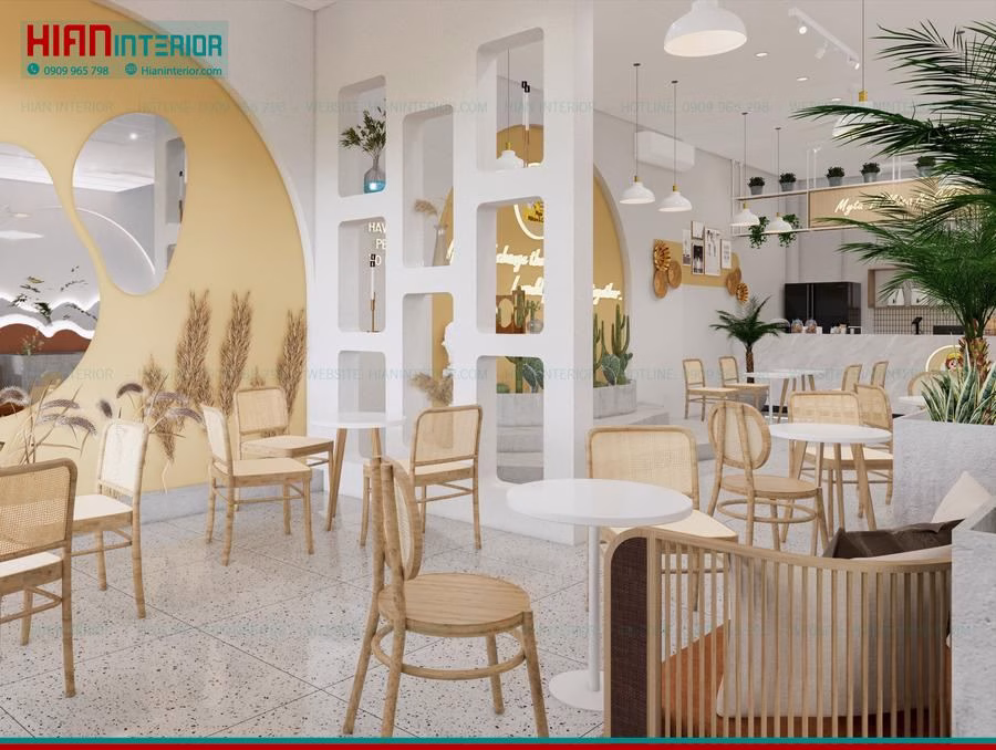 Thiết Kế Quán Trà Sữa Cao Cấp