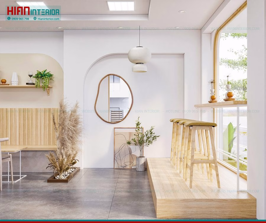 Thiết Kế Quán Trà Sữa Độc Đáo