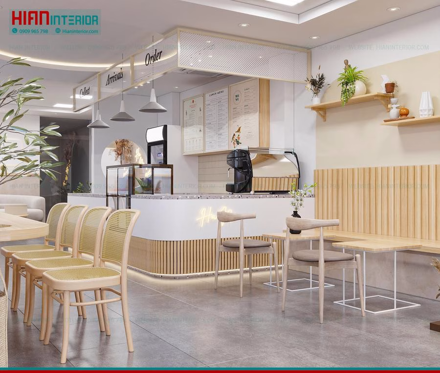 Thiết Kế Quán Trà Sữa Độc Đáo