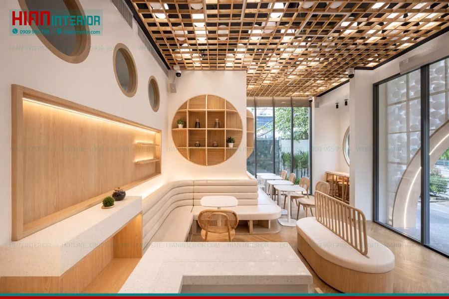 Thiết Kế Quán Trà Sữa Tiện Nghi