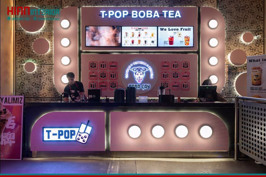 Báo Giá Nội Thất Quán Trà Sữa