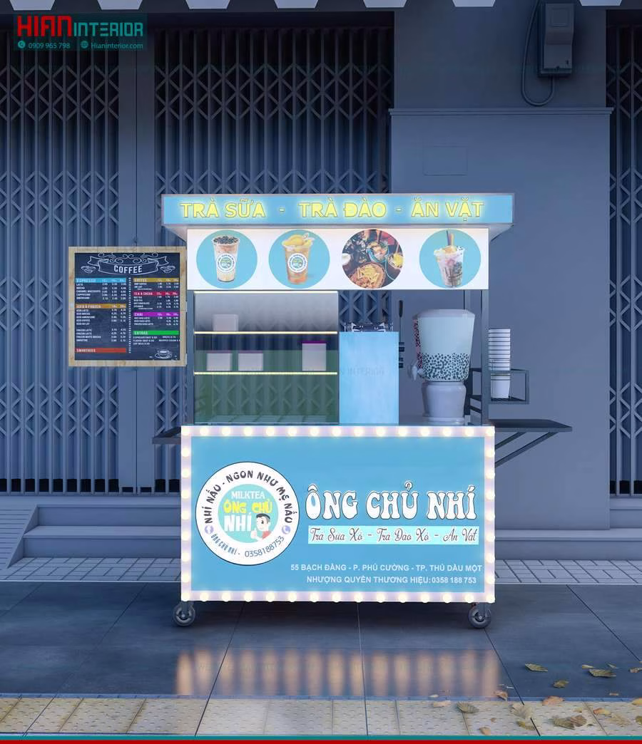 Quán Trà Sữa Phong Cách Hàn Quốc