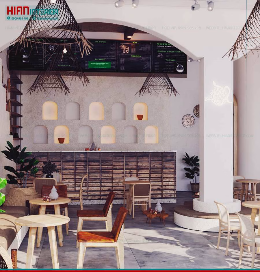 Thiết Kế Quán Trà Sữa Tropical