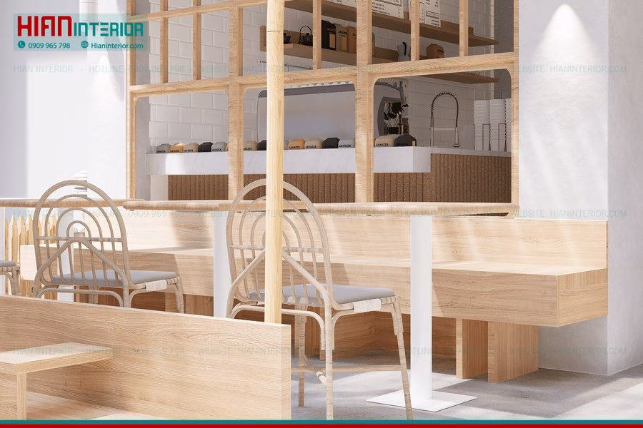 Thiết Kế Quán Trà Sữa Luxury
