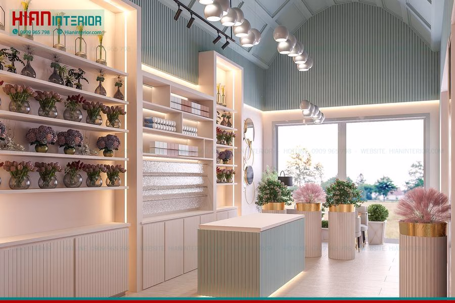 Thi Công Quán Trà Sữa Luxury