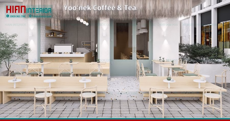 Thiết Kế Quán Trà Sữa Checkin