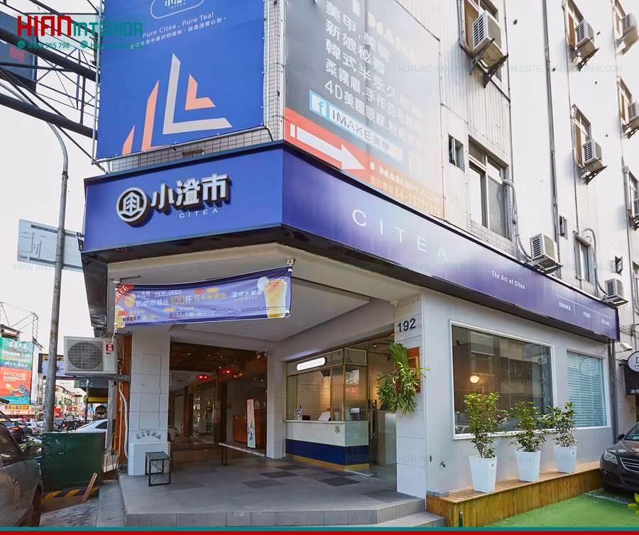 Thi Công Quán Trà Sữa Nhỏ