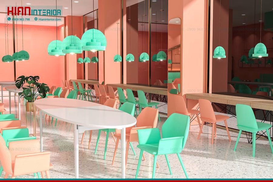 Thiết Kế Quầy Order Trà Sữa