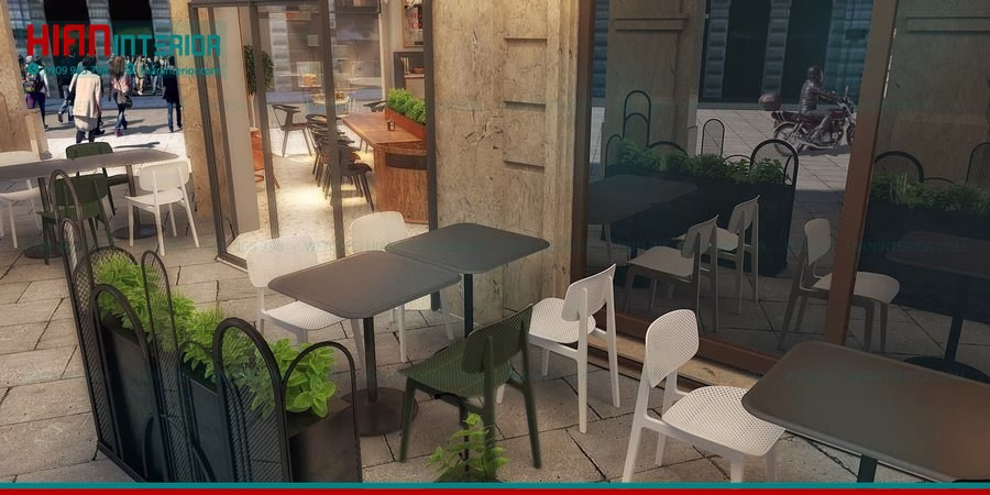 Kiosk Trà Sữa Hiện Đại